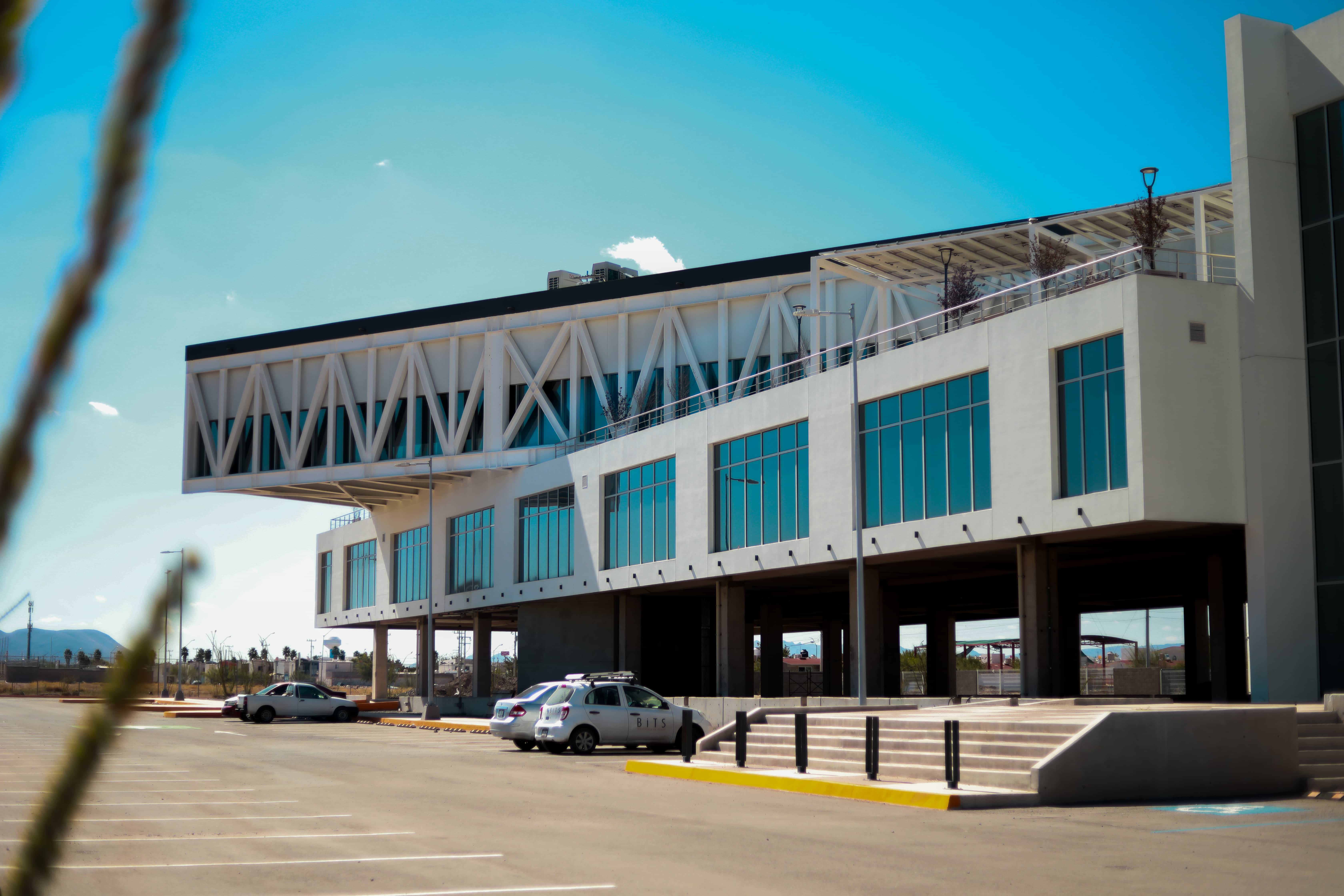 Modern office building exterior